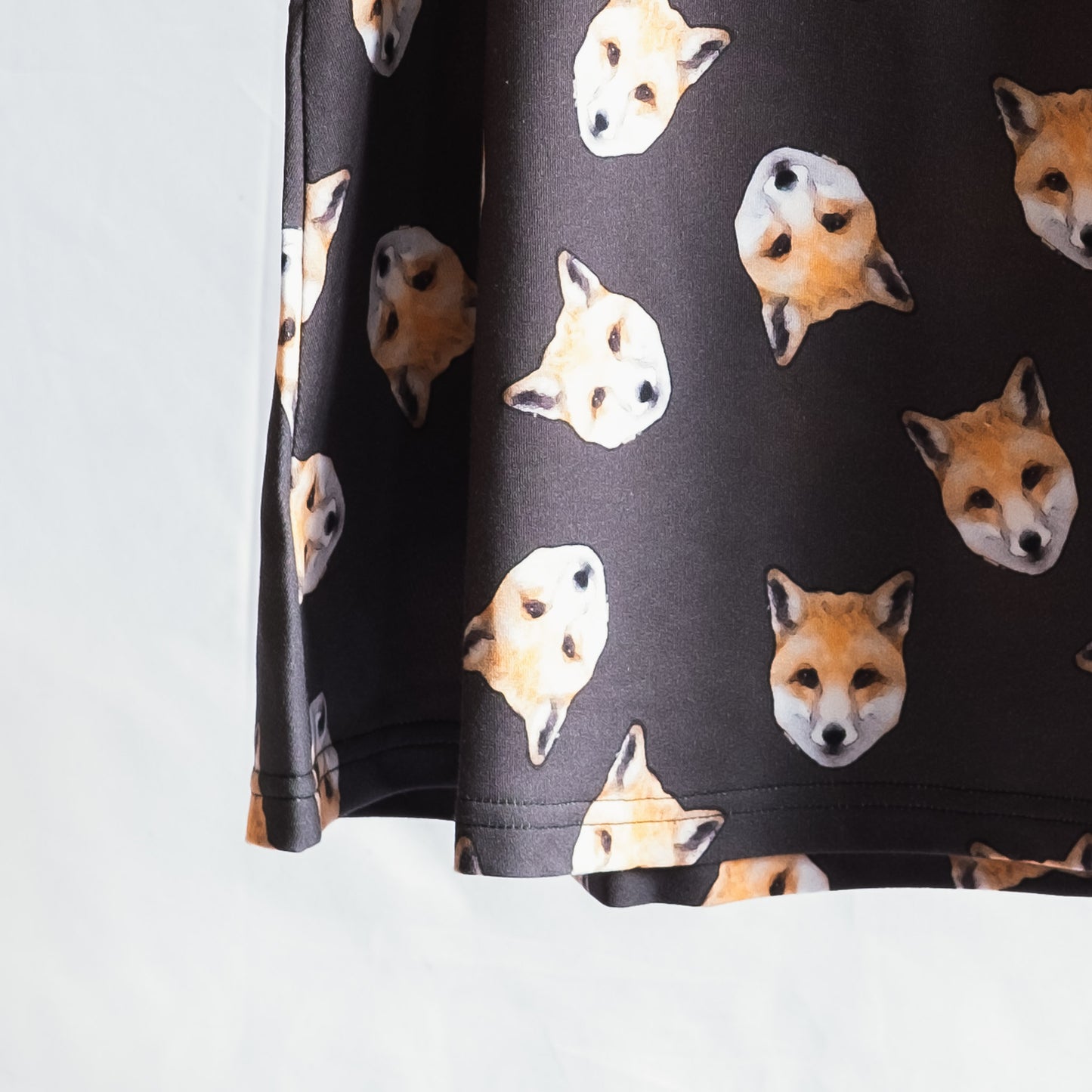 Fox long sleeve organic dress