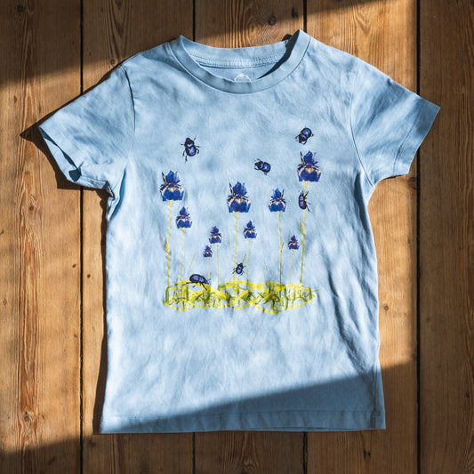 Second hand: Irises & beetles t-shirt