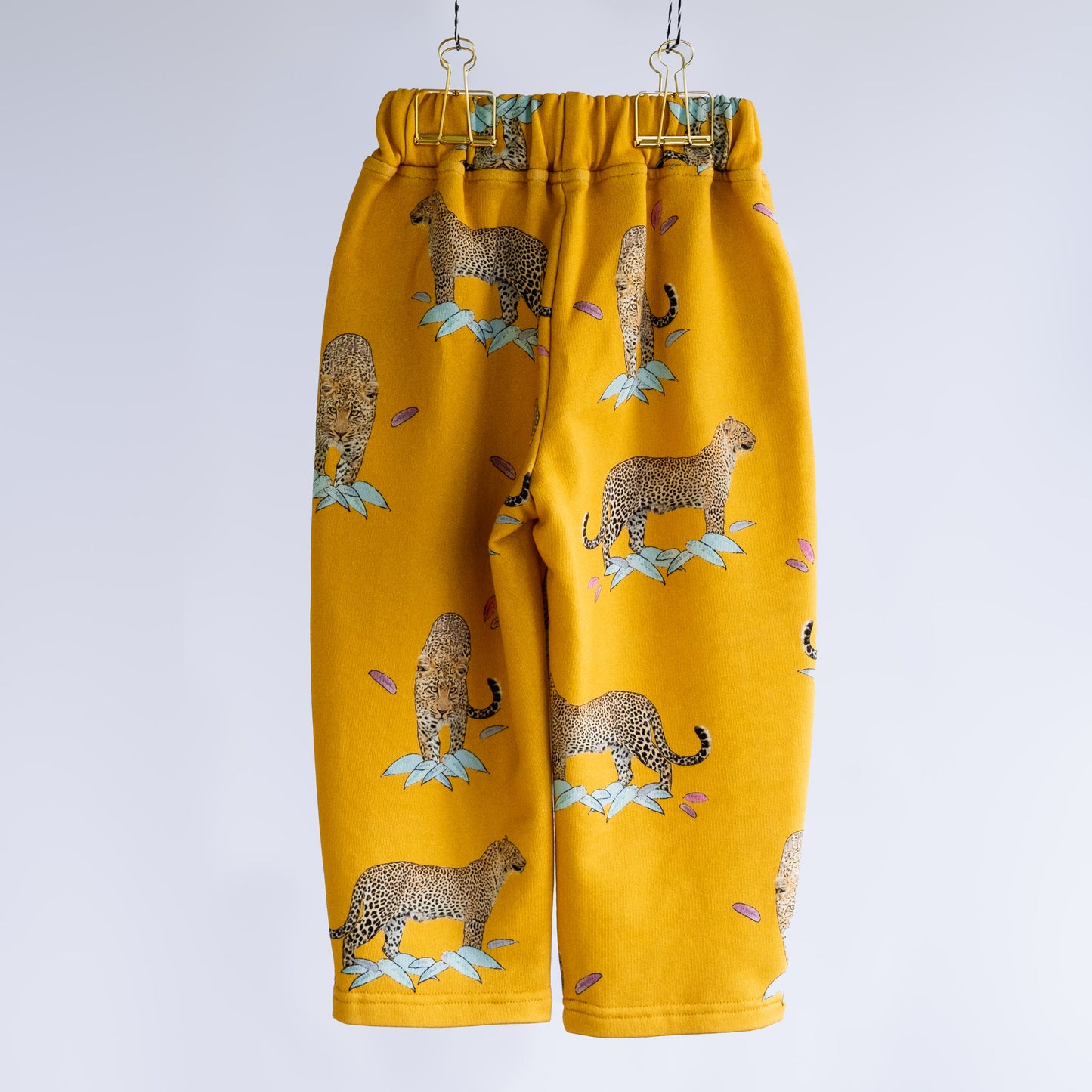Yellow Leopard Sweatpants